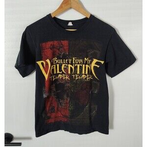 Bullet For My Valentine Temper Temper 2013 Tour T Shirt Size Small Vintage y2k